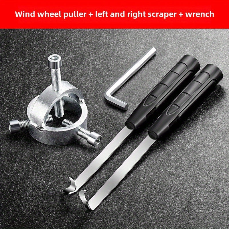 Llave ajustable para extractor de impulsor de campana extractora de metal, accesorio para un desmontaje fácil