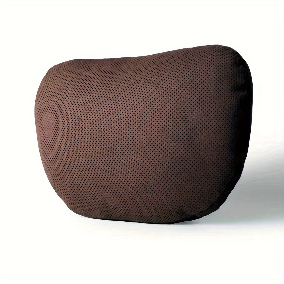 Universal Car Headrest Pillow Soft Fur Rotatable Neck Support Comfortable