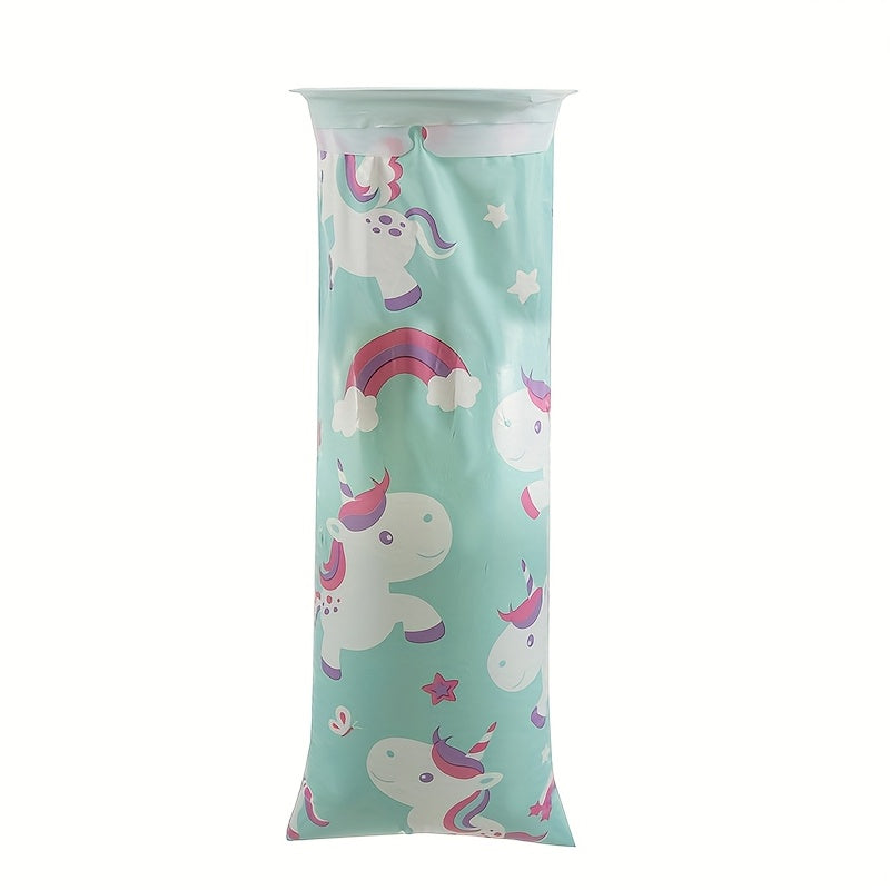 5-штуки одноразовых мешков для мусора PE, герметичные, с мультяшным дизайном, универсальный размер для путешествий на автомобиле, беременности