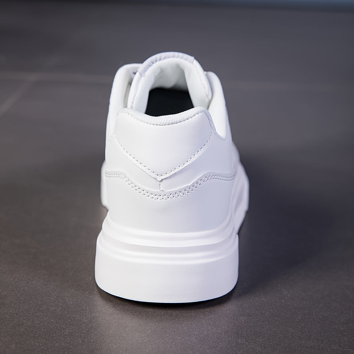 Мужские белые повседневные кроссовки на низком ходу, шнуровка, подошва из ЭВА, всесезонные, комфортные, прочные