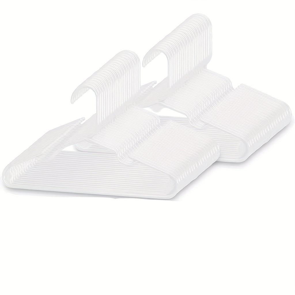 Kids Hangers Set of 20 or 40 Non-Slip Plastic Nursery Closet Organization for Boys and Girls