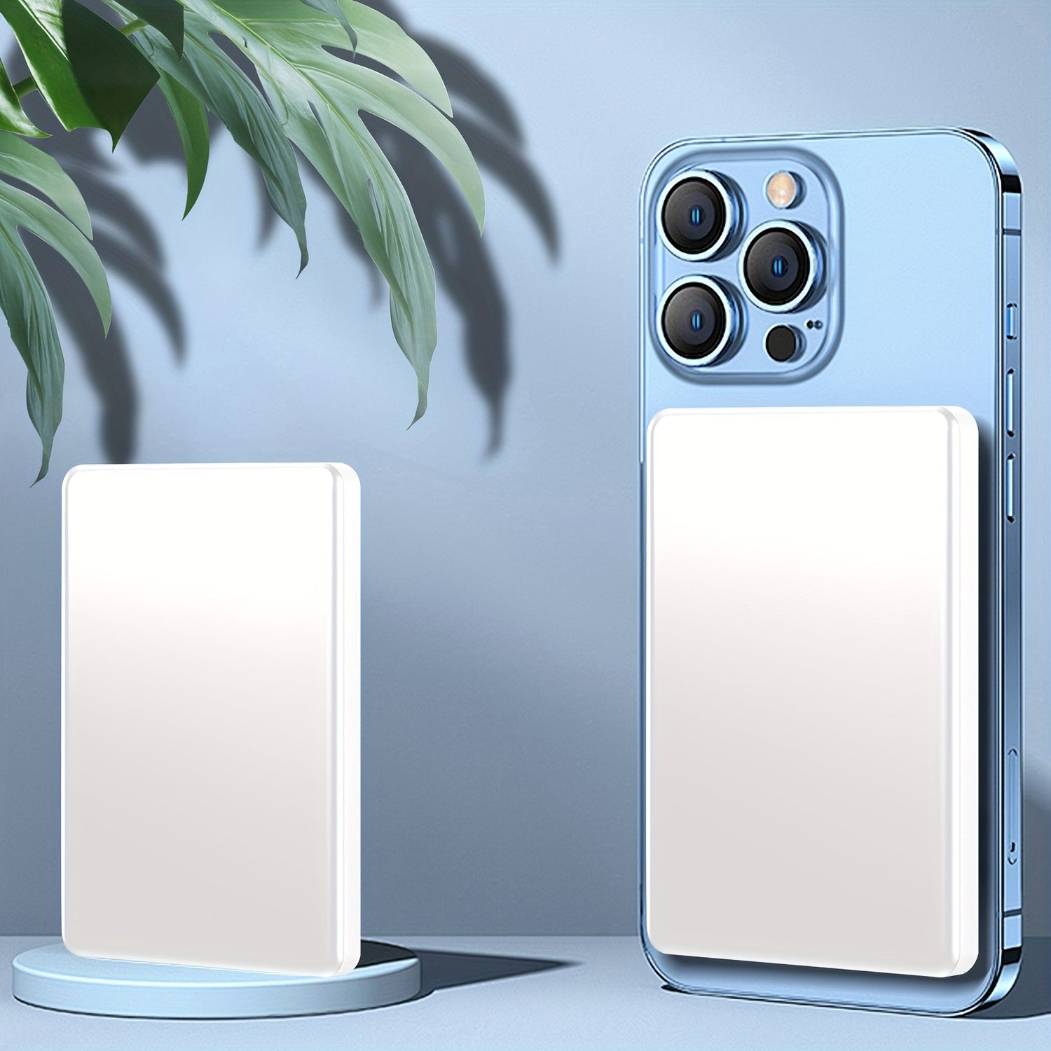 5000mAh Magnetic Wireless Power Bank with USB-C Fast Charging for Apple Devices