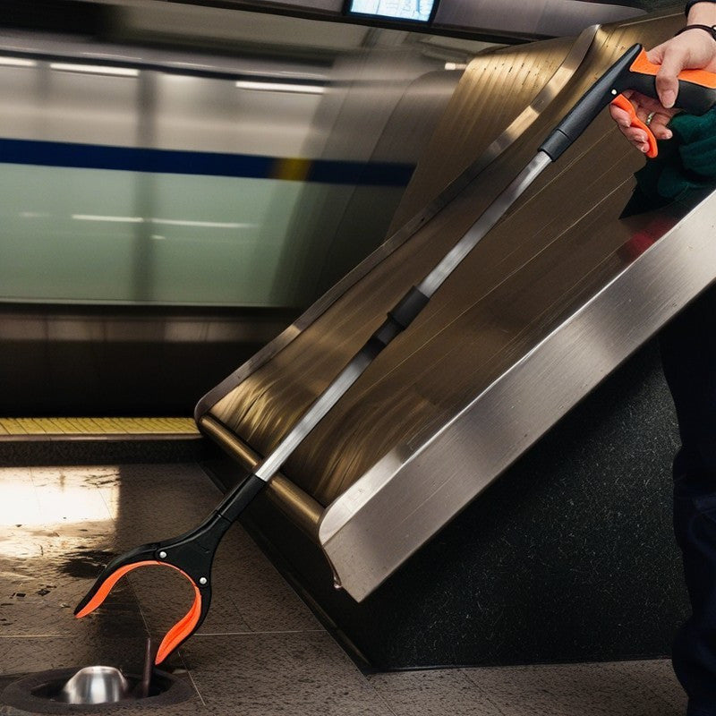 Magnitli chiqindilarni yig'uvchi, uzaytirilgan tutqich bilan, alyuminiy qotishmasi, chiqindi yig'uvchi