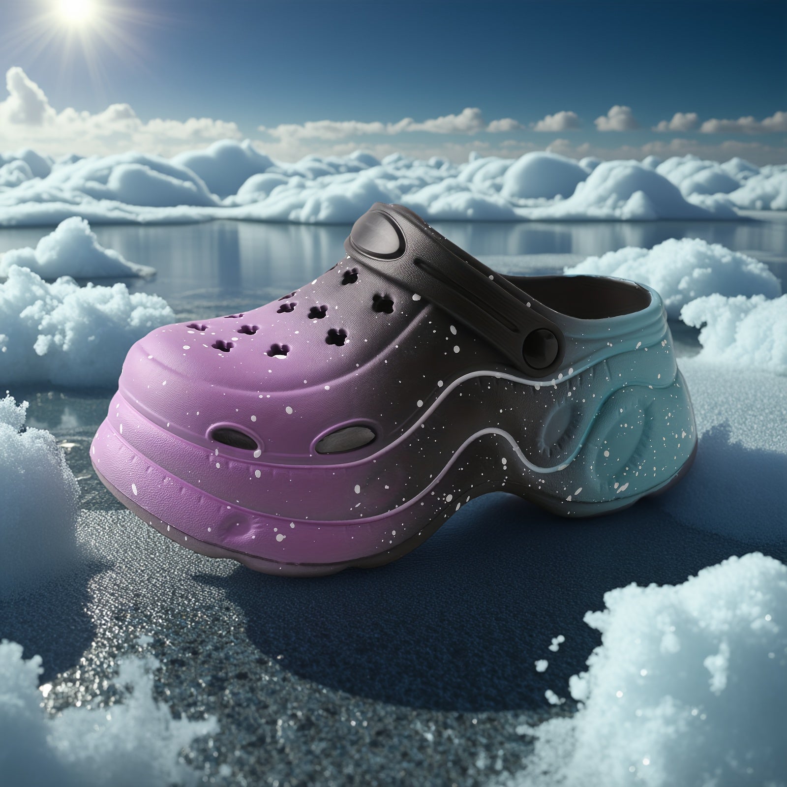 Multicolored Cloud Shoe Unisex Casual Breathable Flat EVA Summer