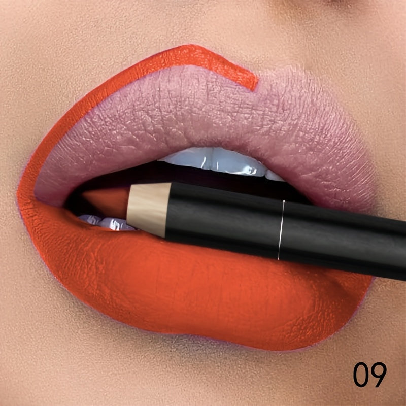 Lápiz de perfilador de labios mate para mujer, de larga duración, tono baya, 1 pieza

Source:
Women Matte Lip Liner Pencil, Long Lasting, Berry Tone, 1 Piece