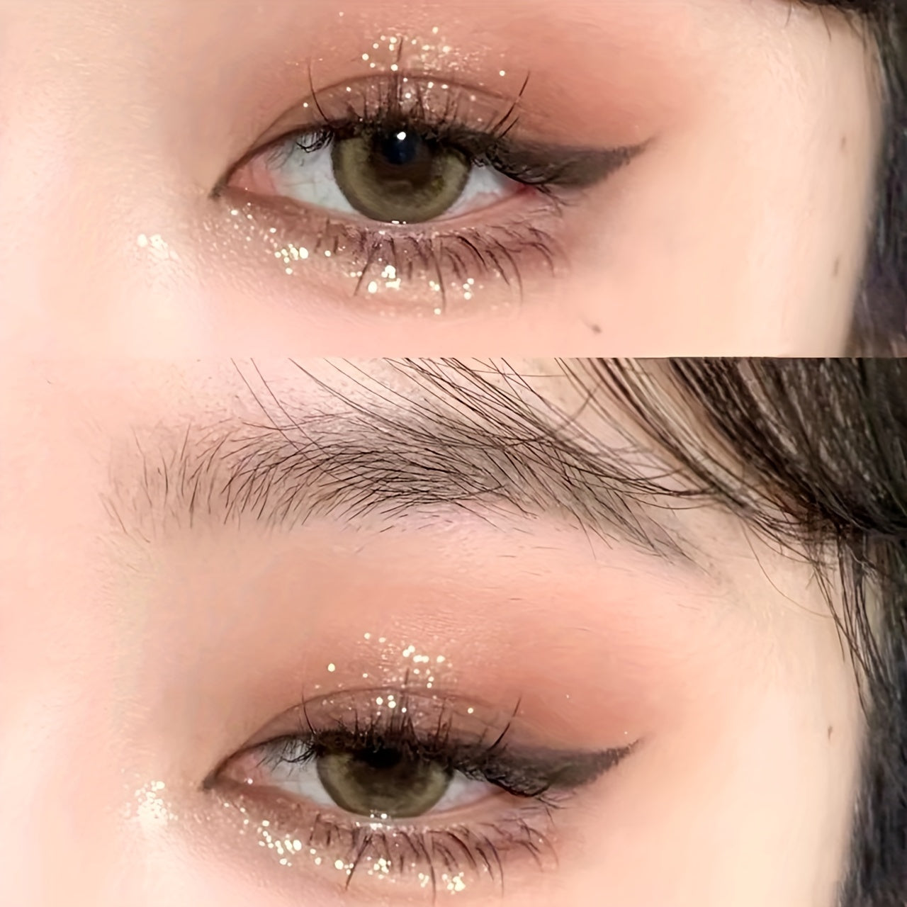 Paleta de sombras de ojos con purpurina mate perlada para mujer con 9 colores chocolate