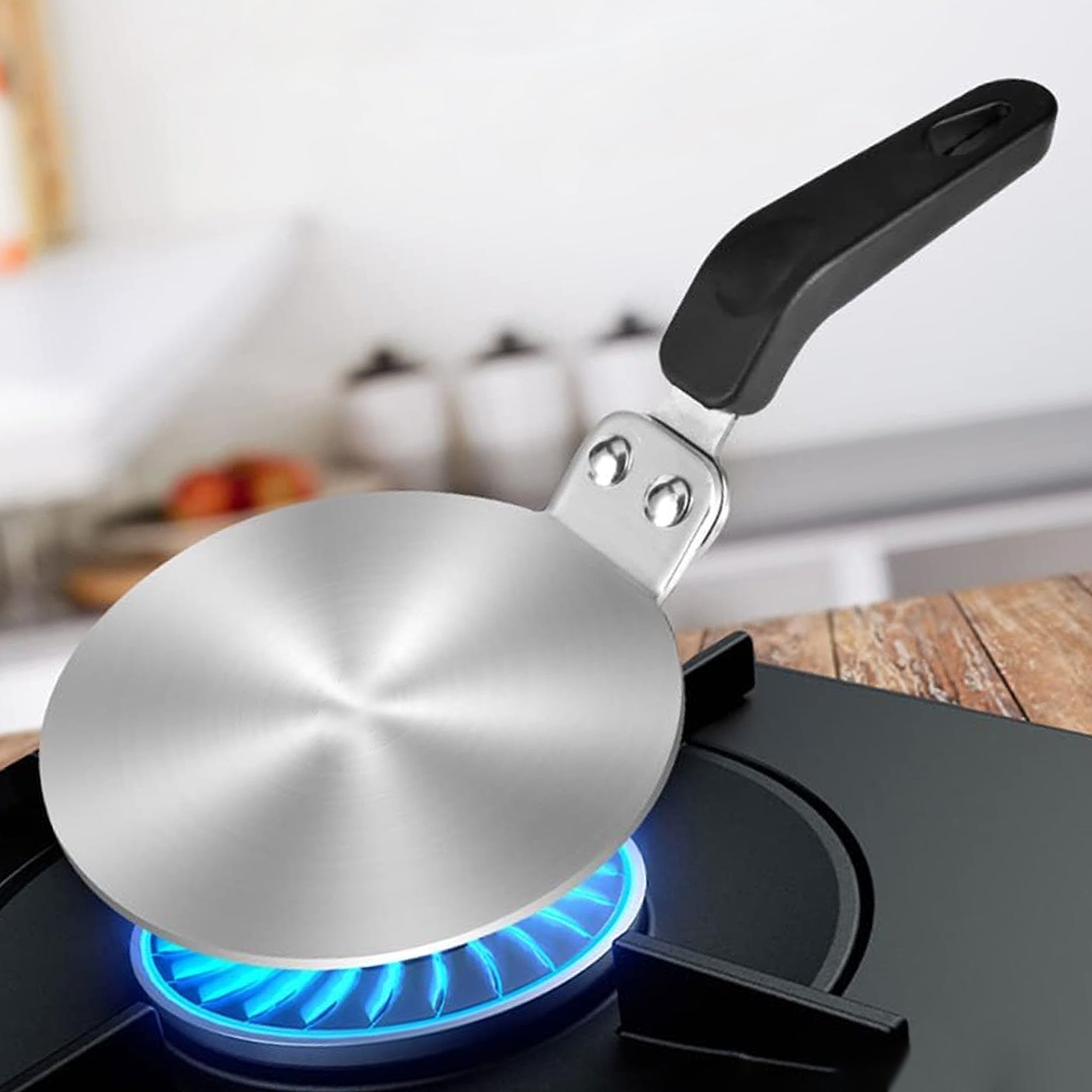 Stainless Steel Trivet for Induction Cooking Heat-Resistant for Espresso Makers and Casseroles