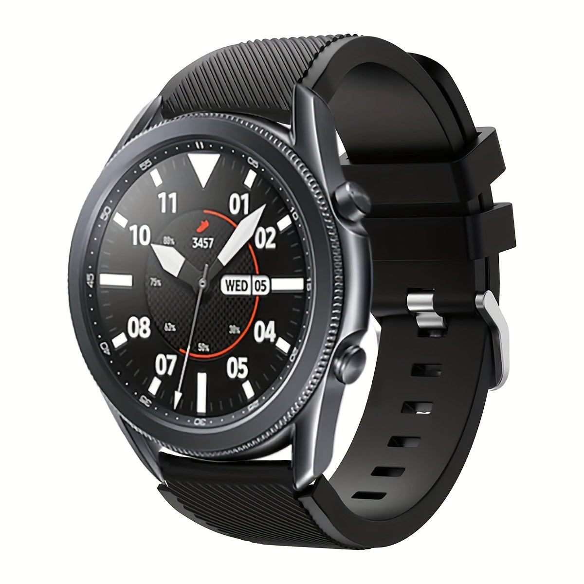 Силиконовый ремешок для смарт-часов Samsung Galaxy Watch, Gear S3, Gear 2 и Garmin Vivoactive. Подходит как для мужчин, так и для женщин.