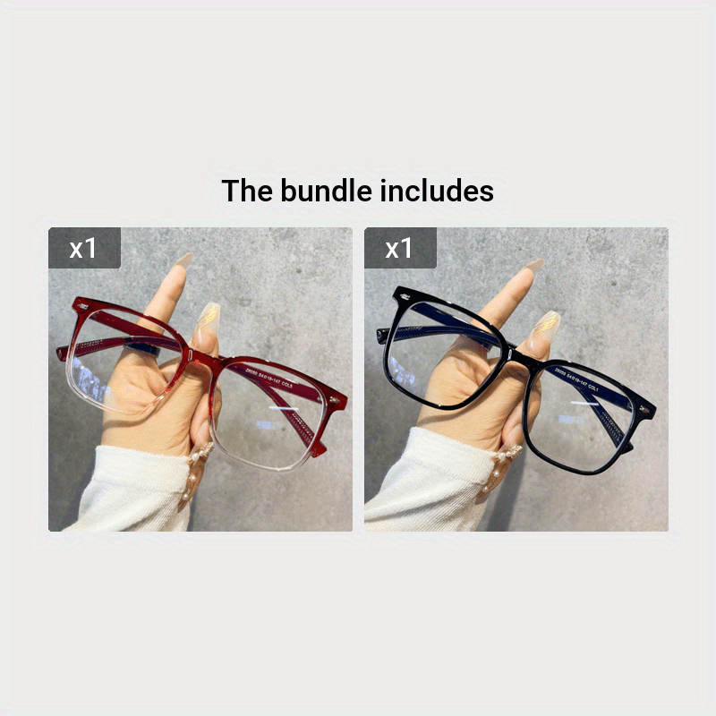 Унисекс квадратные очки с прозрачными линзами и деталями с кисточками, анти-голубой свет, каркас из PC