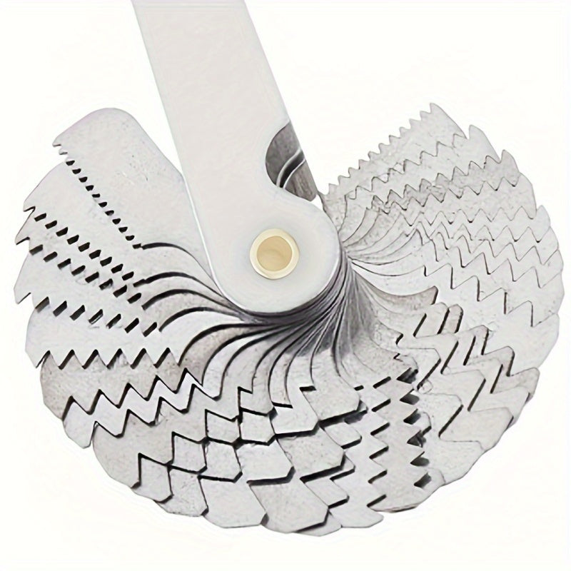 Metric and Imperial Thread Measuring Gauges for Industrial Tools Steel