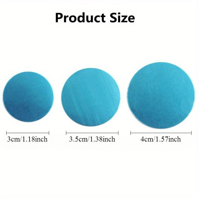 Универсальная металлическая пластина для крепления магнитных держателей для автомобиля и настенных круглых дисков