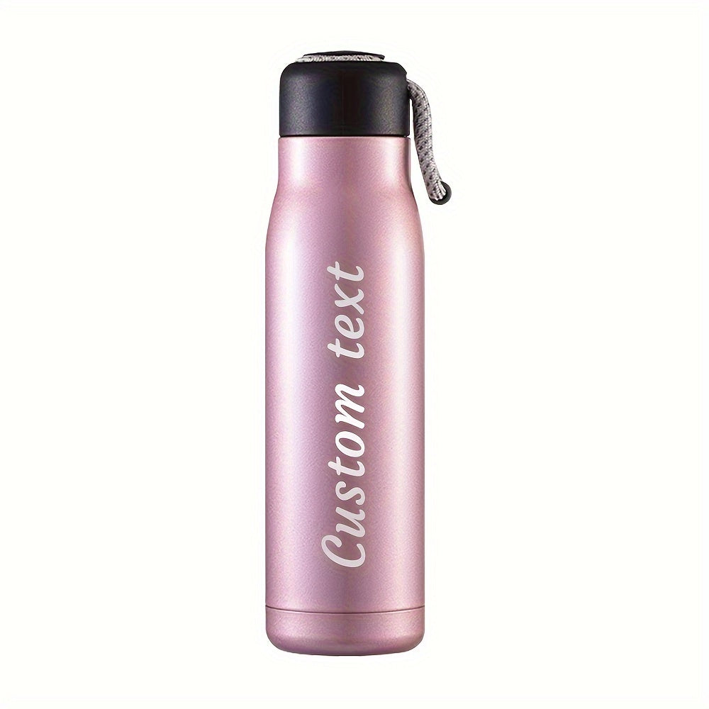 Custom Engraved Anime Stainless Steel Water Bottle Insulated Travel Gift Available in Two Sizes