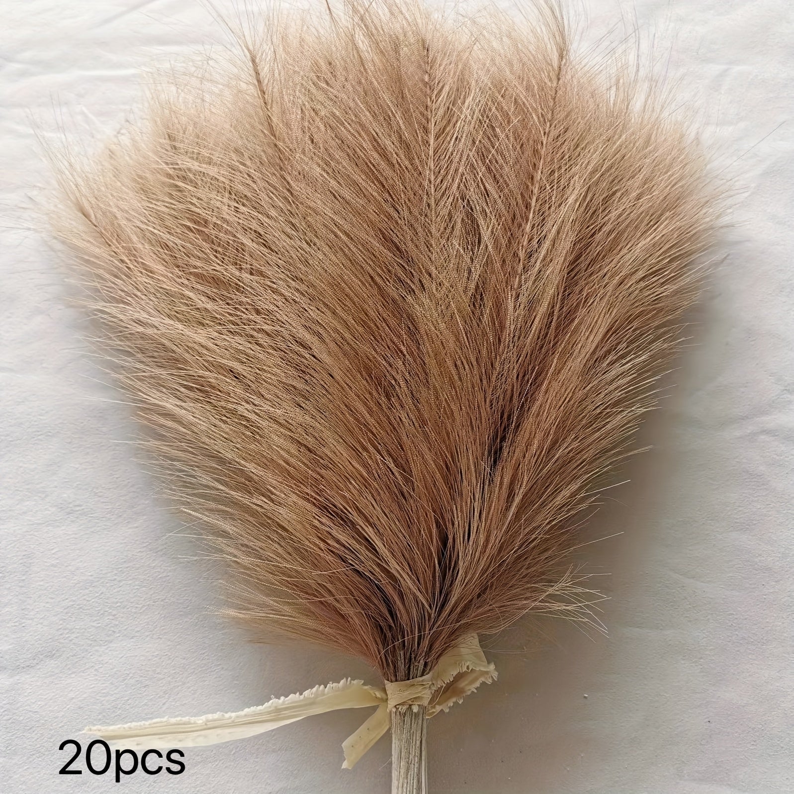 Faux Pampas Grass Branches for Home Decor Weddings and Holidays Set of 20