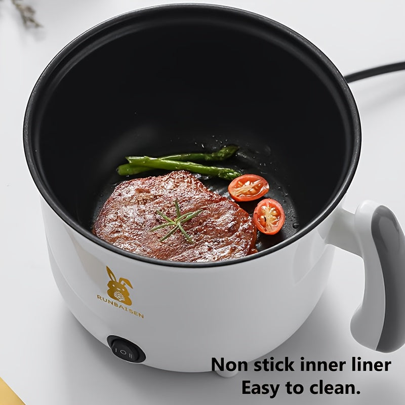 Olla eléctrica de acero inoxidable de gran capacidad con vaporizador para cocinar al vapor, guisar y estofar