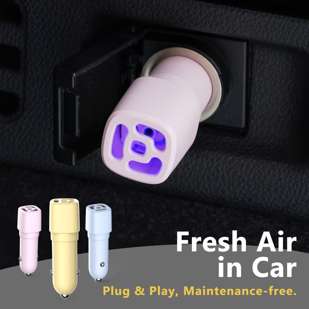 Car Ionizer Air Purifier 12V with Negative Ions for Vehicle Dust Smoke