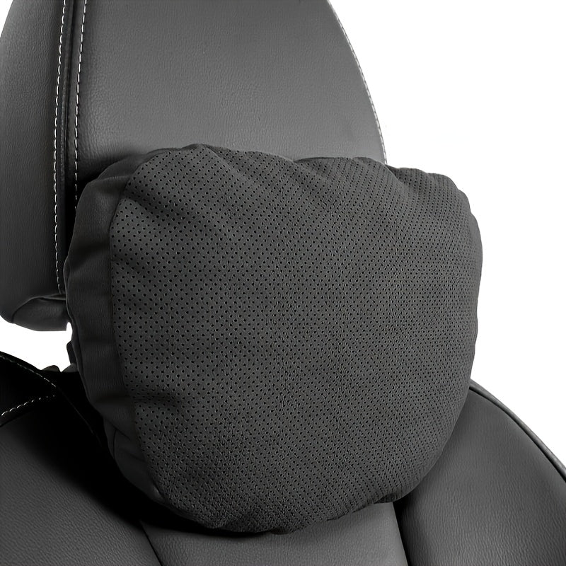 Universal Car Headrest Pillow Soft Fur Rotatable Neck Support Comfortable
