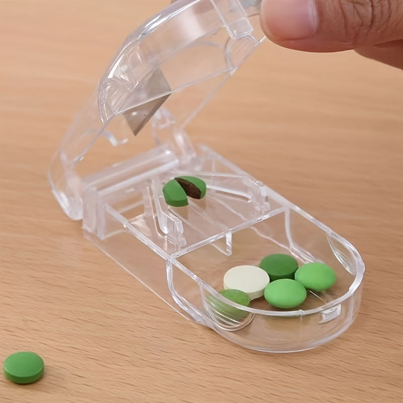 Portable Medicine Cutter and Dispenser for Tablets and Pills