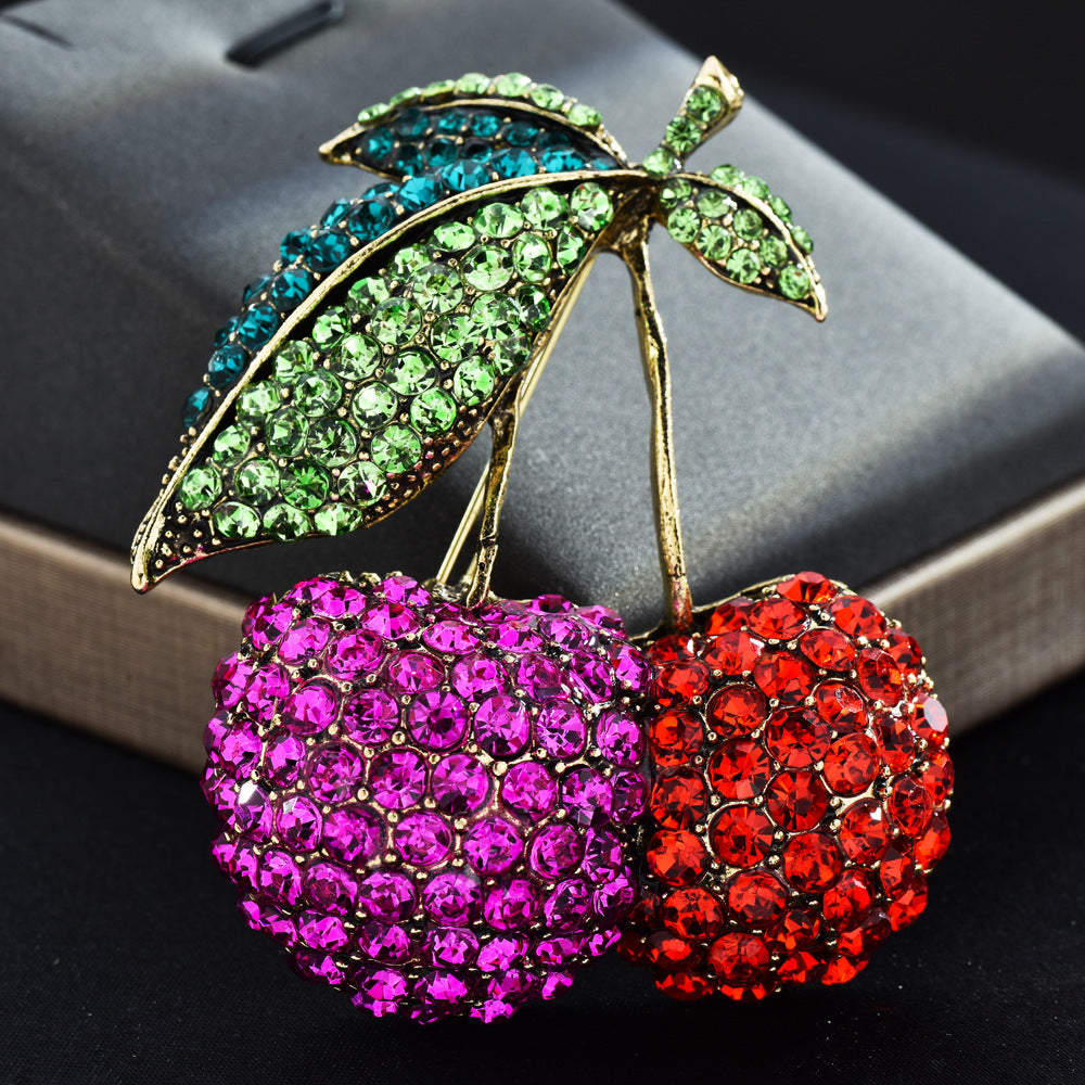 Ayollar uchun moda zargarlik buyumlari uchun guldasta shaklidagi rhinestone brosh pin, elegant sovgʻa