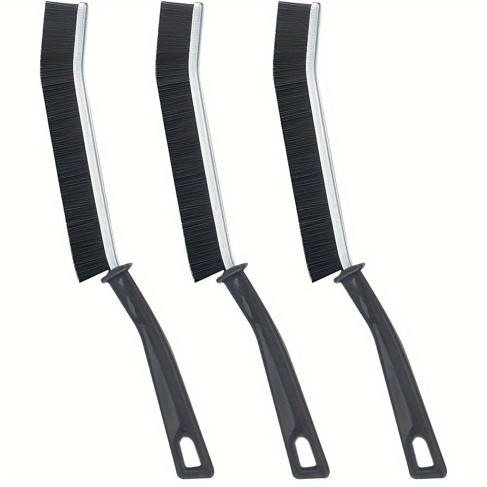 3pcs Crevice Cleaning Brush Hard Bristle Gap and Grout Cleaner Tools