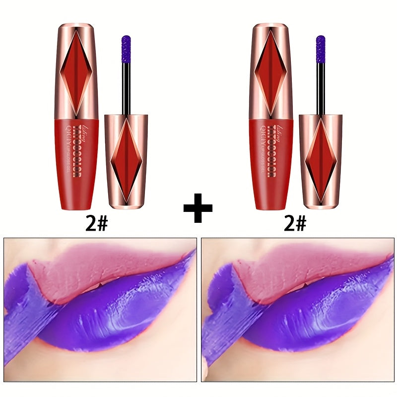 Women Matte Lip Gloss Long-Lasting Waterproof Velvet Lipstick in Vibrant Colors