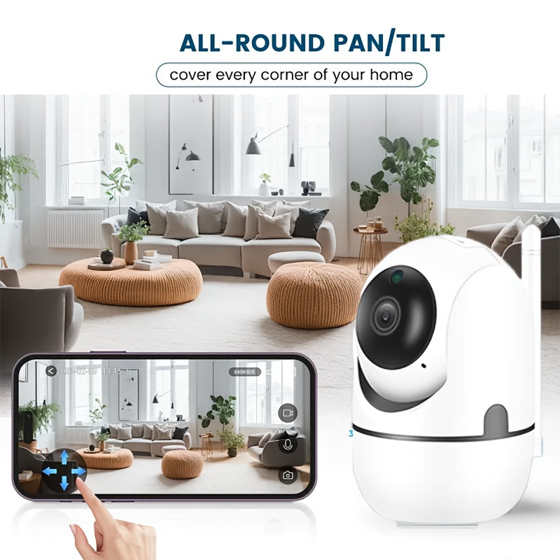Home Security Camera 1080p WiFi Infrared Night Vision Motion Detection Two-Way Audio Wireless Surveillance