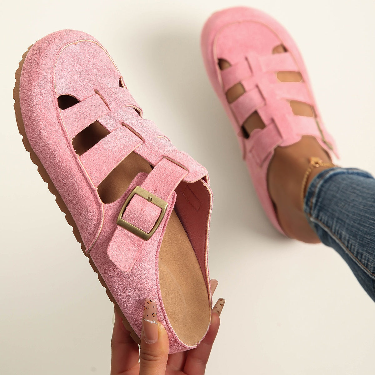 Women's Breathable Slip-On Shoes with Cushioned PU Sole for All-Season Comfort