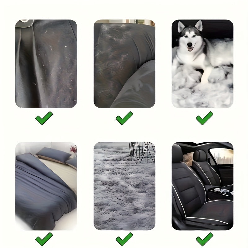 Reusable Pet Hair Removal Brush for Clothes Furniture and Carpet No Electricity