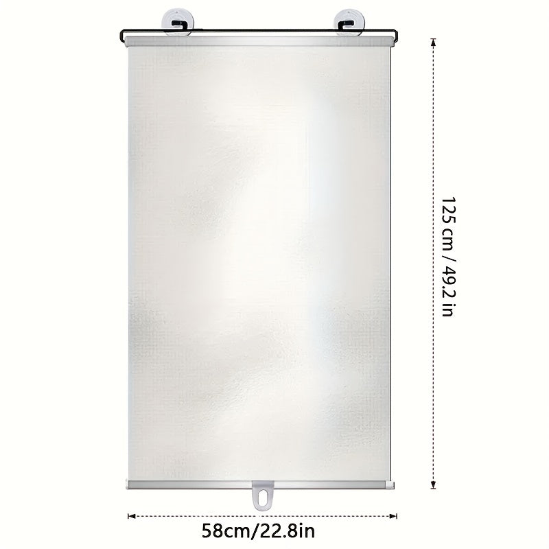 Black PVC Twill Roller Blinds for Windows and Balconies Heat Insulation Non-Perforated