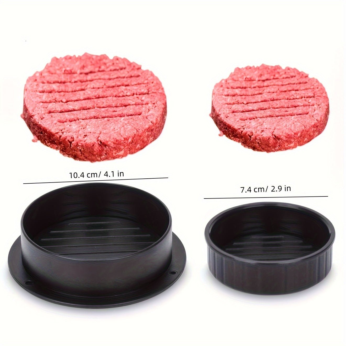 Hamburger Press and Patty Maker Non-Stick Coating for Burgers Sliders Beef Patties