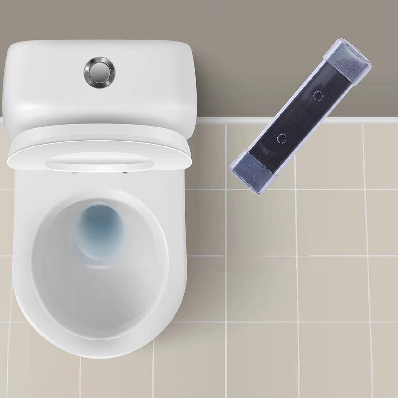 2-Pack Magnetic Toilet Cleaner Long-Lasting Chemical-Free Bathroom Freshener