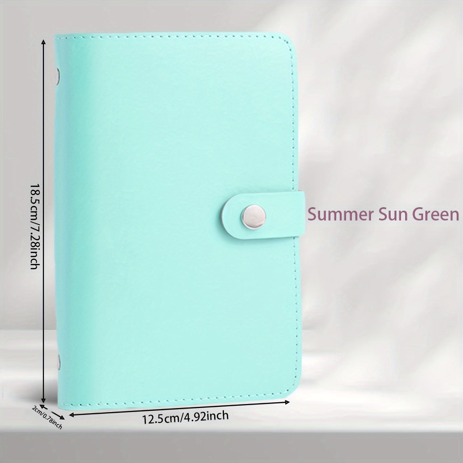 Banknote Storage Book with 100 Pages and Photo Stamps Card Organizer A6 Cash Notebook