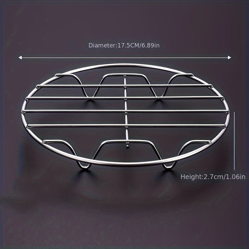 Stainless Steel Steamer Rack Round 15.24cm 17.78cm 20.32cm Cooking Basket
