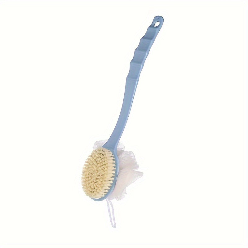Long Handled Back Scrubber with Soft Bristles and Bath Ball for Bathing