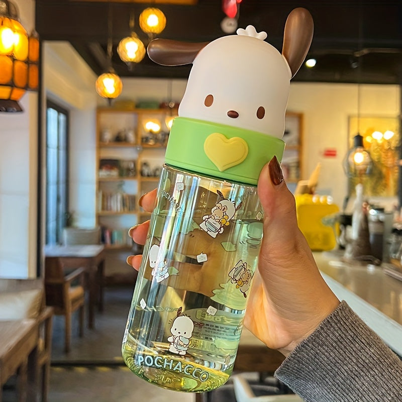 Large Capacity Water Bottle Tritan Material Cute Kawaii Cartoon Characters for Women