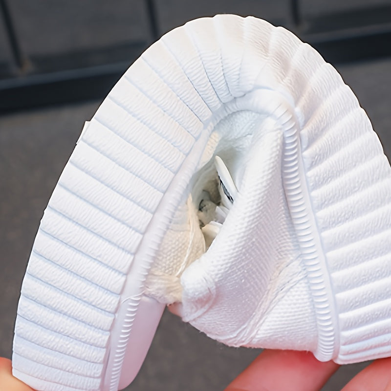 Girls Low Top Canvas Sneakers Lightweight Non-Slip Casual All-Season