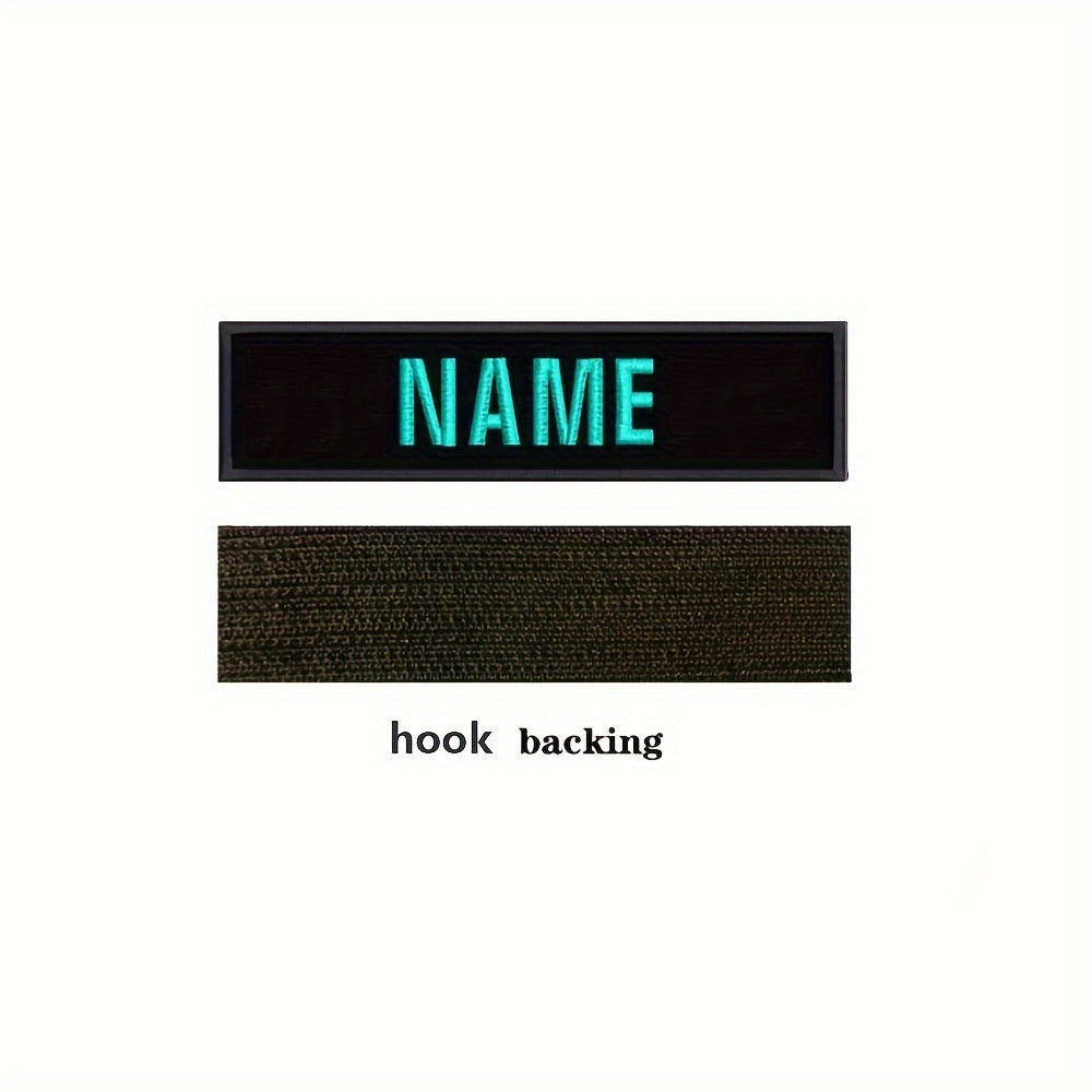 Personalized Name Patch for Bags Clothing and Hats Customizable Name Label