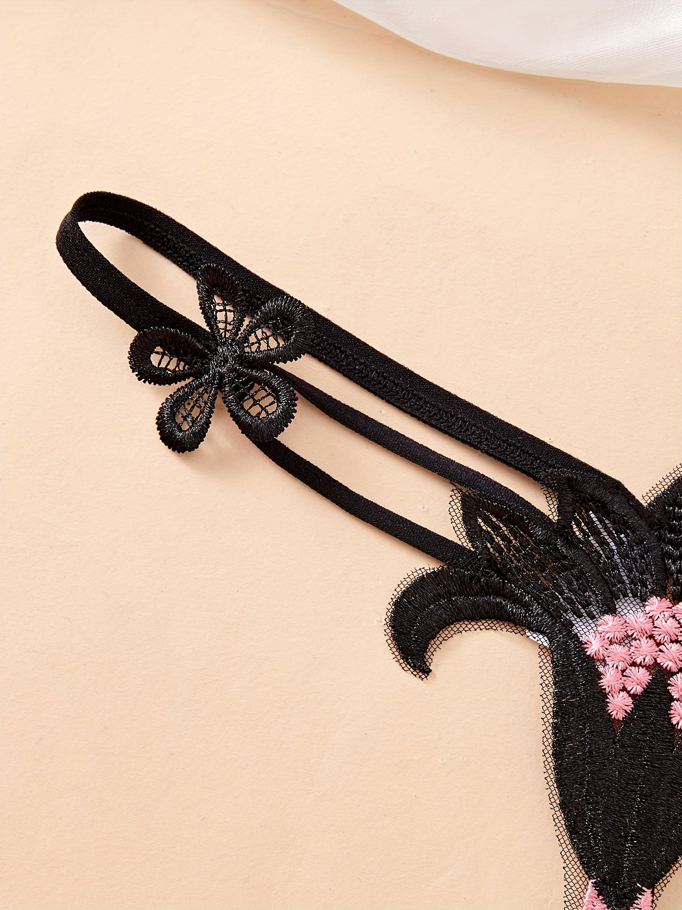 Large Luminous Beaded Massage Thong for Women Night Out