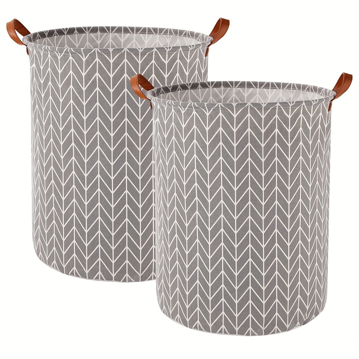 Large Waterproof Collapsible Laundry Basket with Handles for Dorms and Home Storage