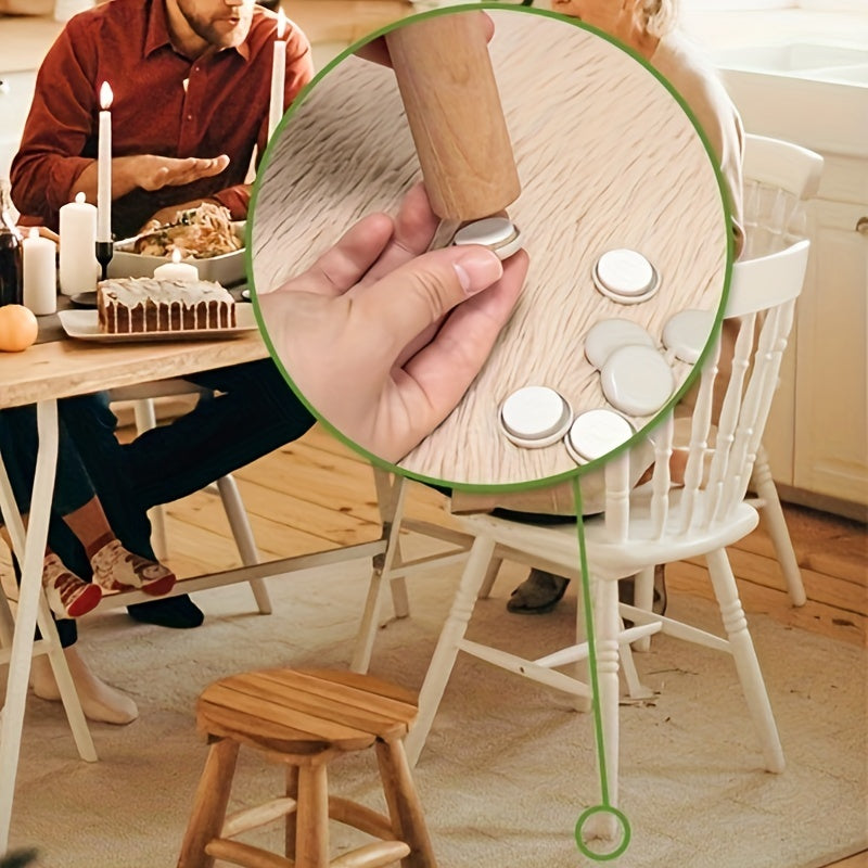 4/8 ta Mebel O'rindiq Stol Slayd Matlari to'plami, Uy shok-absorbent oyoq padlari, Pol uchun slider, chizishga qarshi himoya, Jim qorovul qoplami, Qalinlashtirilgan mebel slayd mat, Pol va stol uchun mobil oyoq pad, Plastik va fil'dan tayyorlangan