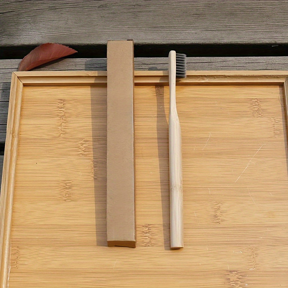 Kids Bamboo Toothbrushes Natural Soft Bristles Eco-Friendly Pack of 4