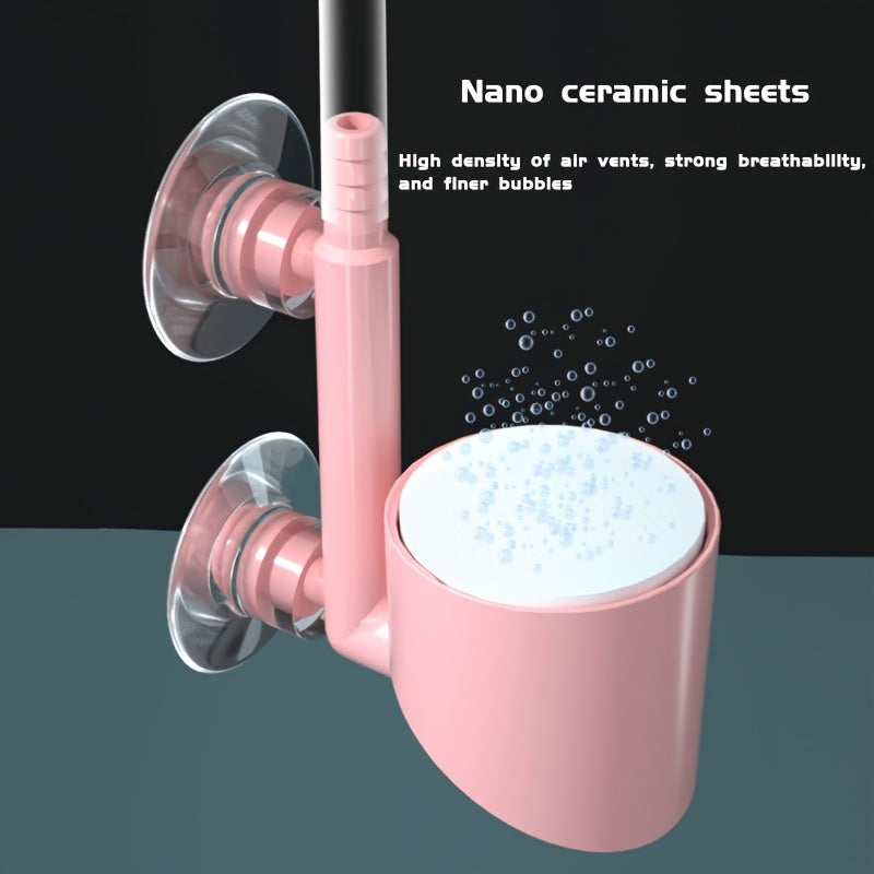 Nano Bubble Oxygen Pump for Aquariums Small to Medium Tanks Fish Health Boost