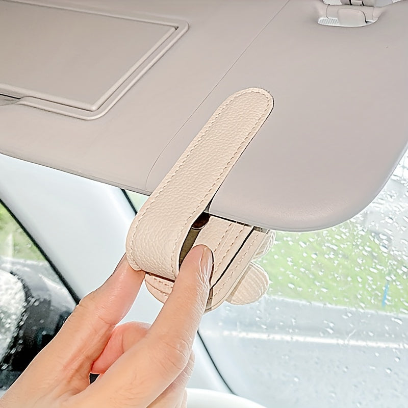 Женский магнитный держатель для очков-автоклипса, солнцезащитный козырек, органайзер для билетов