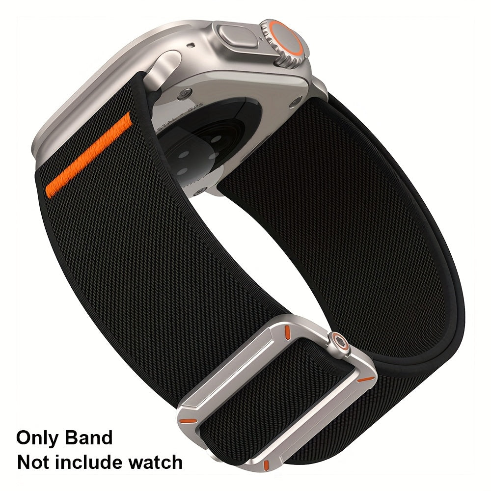 Stretchy Nylon Sport Band for Apple Watch Ultra Series 42mm 49mm Men Women