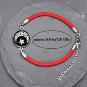 Quyosh va Oy Juftlik Bilaguzuklari, Shisha Charm bilan, Moslashuvchan Do'stlik Zargarlik