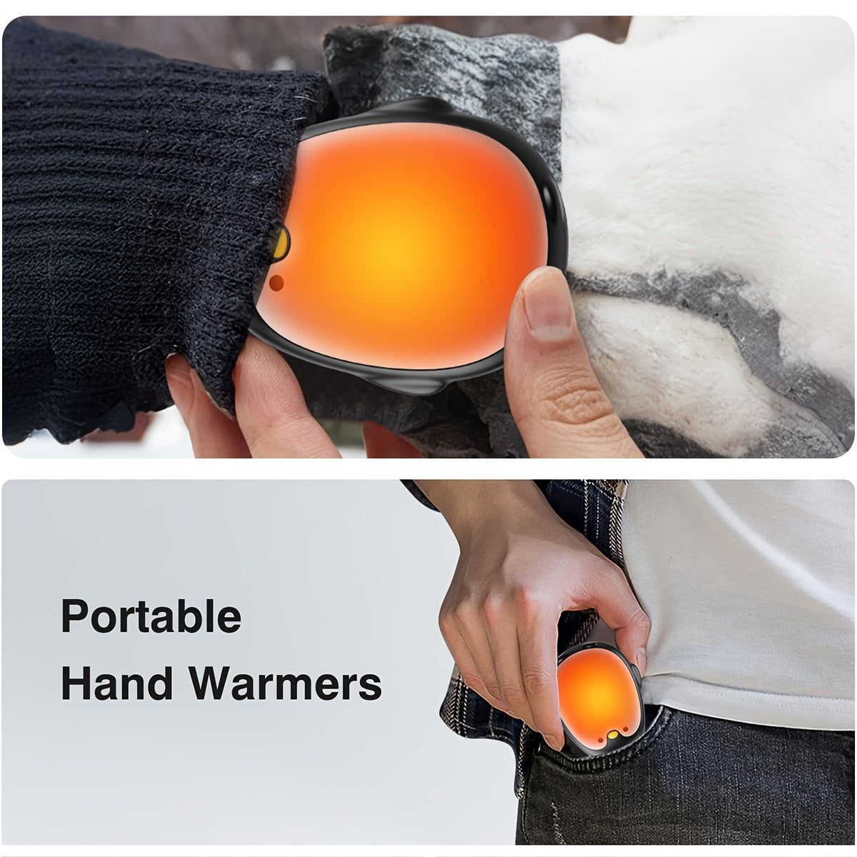 Mini Penguin USB Hand Warmer with 3 Adjustable Temperatures Portable and Cute