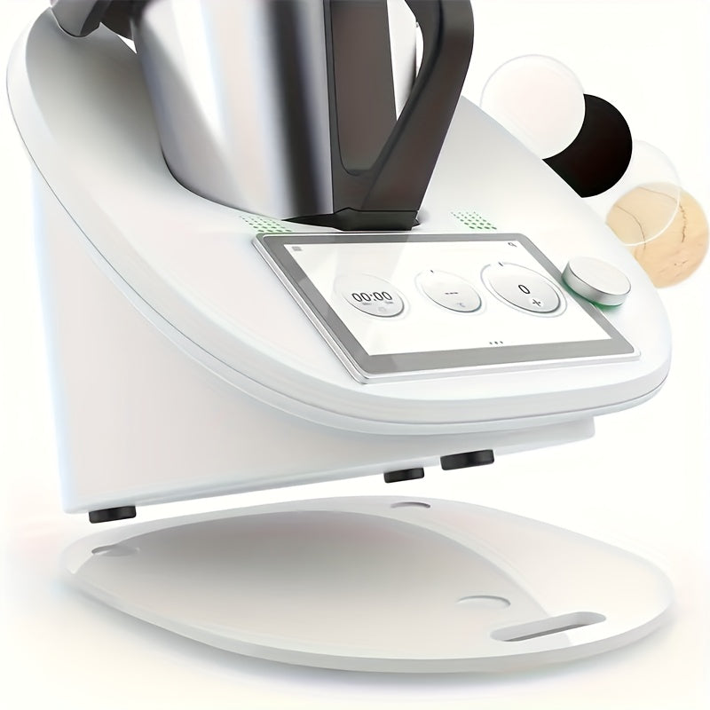 Non-Slip Acrylic Mixer Sliding Mat Black and White