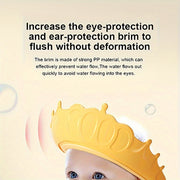 Baby Shower Cap Waterproof Shampoo Hat for Babies Protects Ears and Eyes Cute Crown Style Multiple Colors