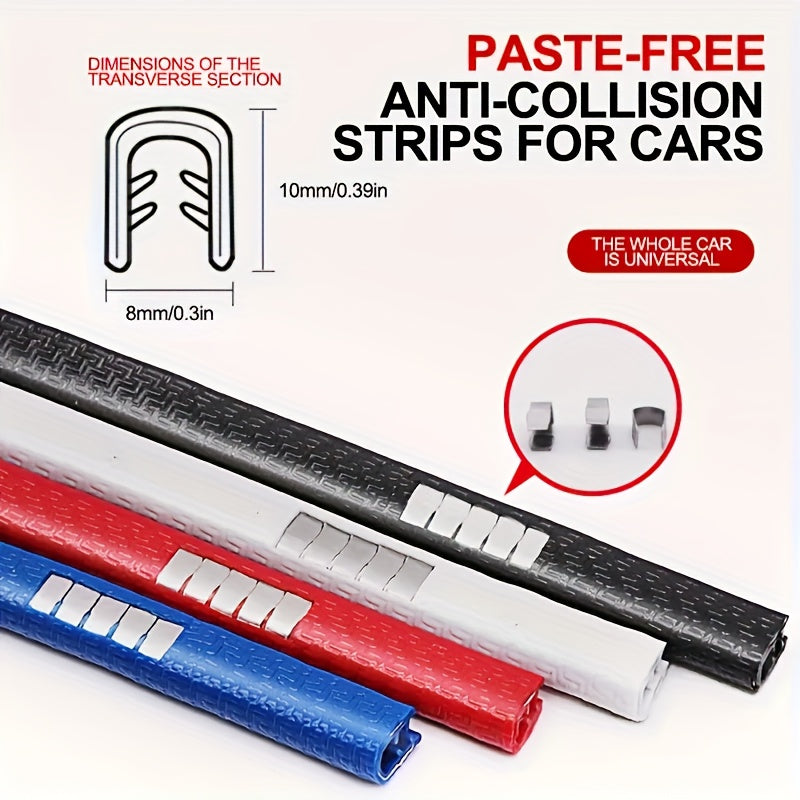 Universal Car Door Edge Protector 5M Steel Strap Anti-Scratch Easy Install