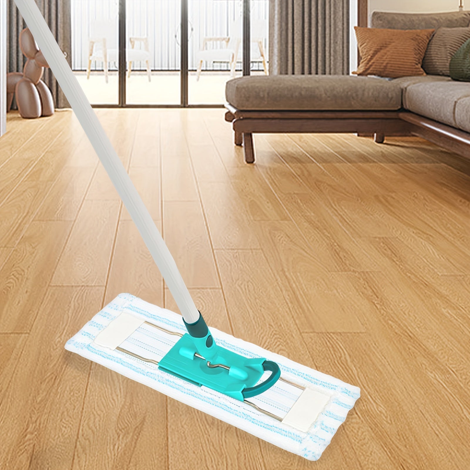 Microfiber Mop Pads Set of 3 for Easy Home Cleaning Long-Lasting and Reusable