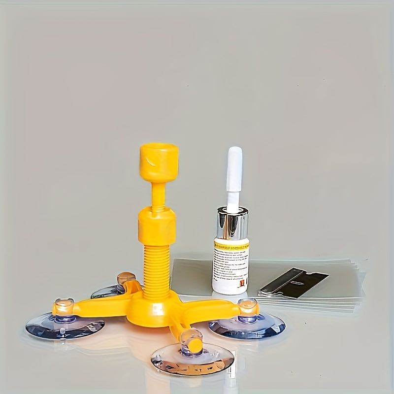 Complete Windshield Repair Kit for Auto Glass Crack Fix DIY